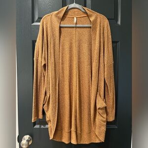 A supply camel color cardigan